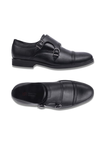 ROSETTO ROMERO JAMES Men Premium Double Monk Strap Formal Shoes
