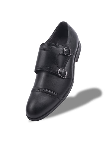 ROSETTO ROMERO JAMES Men Premium Double Monk Strap Formal Shoes