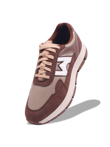 ROSETTO ROMERO KILLER-2 Men Faux Leather Beige Casual Lace-Ups Shoes