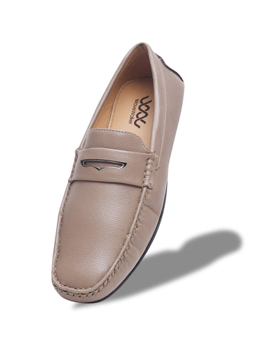 ROSETTO ROMERO AERO Men Beige Faux Leather Slip-On Loafers