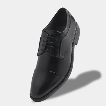 ROSETTO ROMERO STYLE Men Faux Leather Black Oxford Lace-Ups Shoes